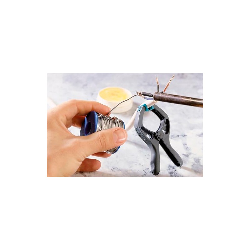 wolfcraft Mini 30 8653000 Spring Clamp Set, Versatile Allrounder -