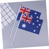 GRIRIW Australia Flag Mini Stick Flags 50 Pack Hand Held