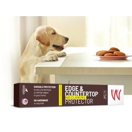 CLAWGUARD Edge and Countertop Protector from Dog Scratching Counter Easy Clean Install Paw Barrier 29.5 x 2.25 in