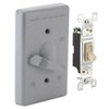 Hubbell 5121-0 Toggle Single Pole 125V, 15A Switch, 1-Gang, Gray