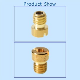 TJHSM 16 Pcs Carburetor Main Jets Replacement for PWK OKO CVK 90 92 95 98 100 105 108 110 115 120 125 130 135 140 145 150