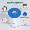 TOREAD Watkins 31489 Replacement Filter, Compatible Pleatco PWK30, Unicel C-6430,