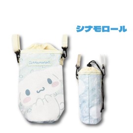 Hatayama Shoji Sanrio 67203086 Cold Insulated Plastic Bottle Holder, Big Face, Cinnamo Roll, Main Unit Approx. 7.5 x Diameter 3.1 inches (19 x 8 cm)