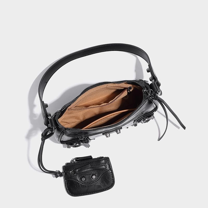 HOKMAH Shoulder Bags for Women, Leather Women's Handbag y2k Aesthetic