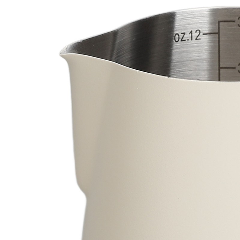 Pull Flower Cup Stainless Steel Art Froth Cup Pointed Mouth