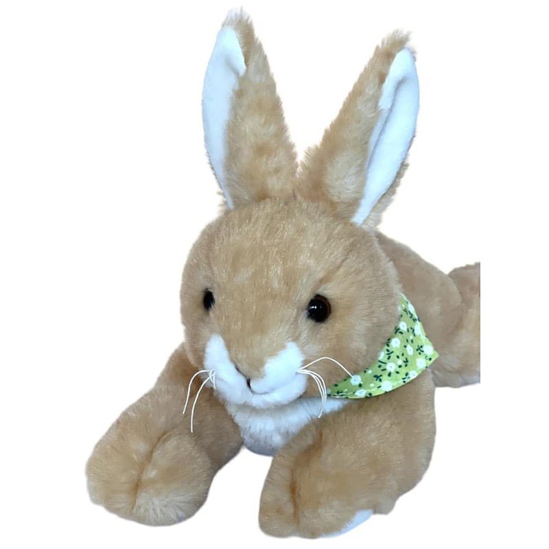 Auswella Plush 12" Cuddly Bunny (Brown)