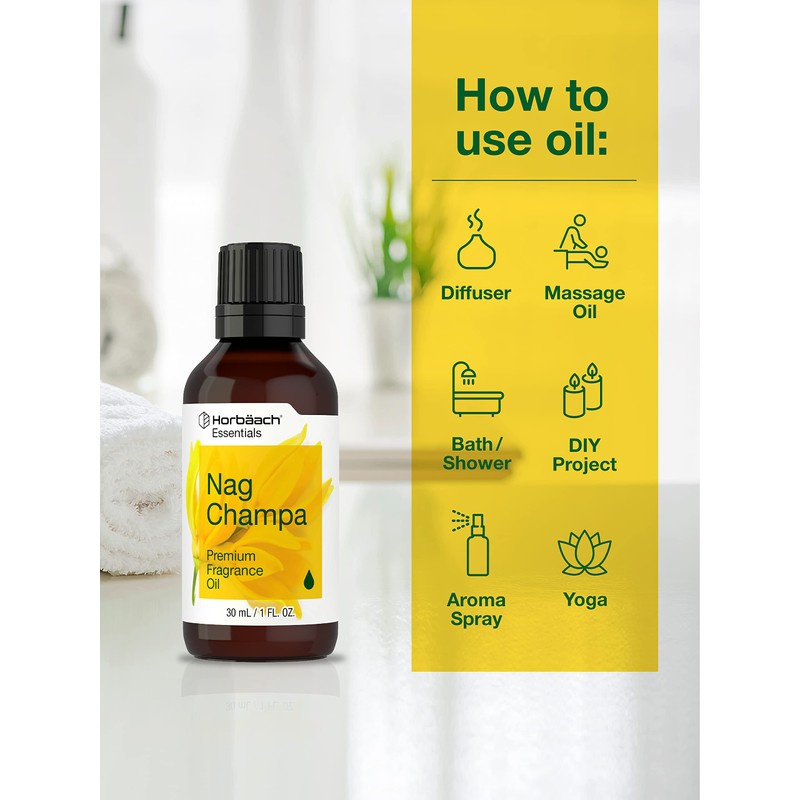 Horbäach Nag Champa Fragrance Oil | 1 fl oz (30ml)