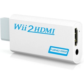 Wii to HDMI Converter, GANA Wii HDMI Adapter 1080p 720p Connector Output Video & 3.5mm Audio - Supports All Wii Display Modes