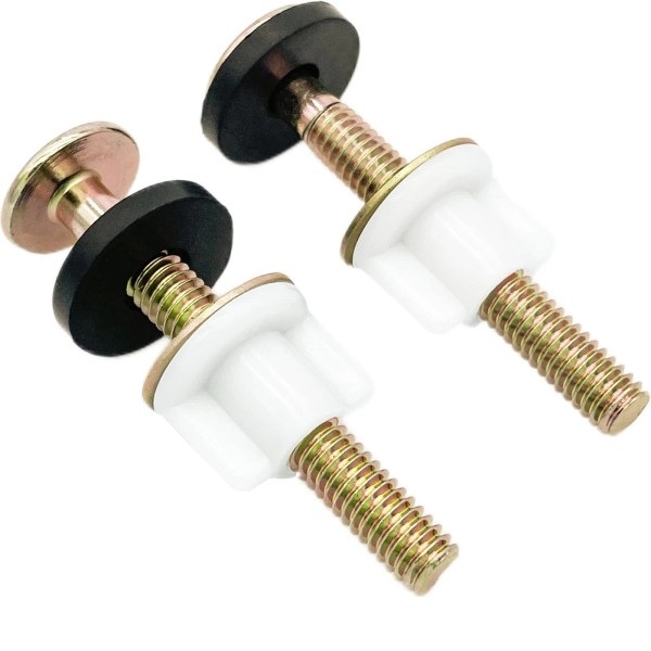 BOETOADG 2Pcs Universal Toilet Seat Bolt and Screw Set, Heavy