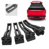 4Pcs Trifold Tonneau Cover Hard Or Soft Folding Clamp Cover
