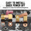 2 Pack Side Post Battery Disconnect Switch 12v / 24v