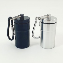 Hiking Essential: Sealed Portable Ashtray Silver 10ea
