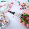INJOYTEC 5 Inch Mini Round Pliers, Handicraft Pliers, Round Pliers,
