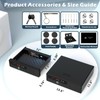 Z ZLJUAN Sliding Away Pistol Handgun Drawer Safe for Two