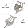 COHEALI Clarinet Lyre Silver Clarinet Clamp-On Holder Musical Instrument Sheet