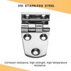 DIALESHU 2 Pack Heavy Duty Boat Hinges 316 Stainless Steel