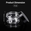 SATINIOR 6 Pack 3 oz Plastic Jars Containers with Lids