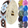 Grosun 1.5 inch Patterned Nylon Webbing Belt Webbing Straps Purse