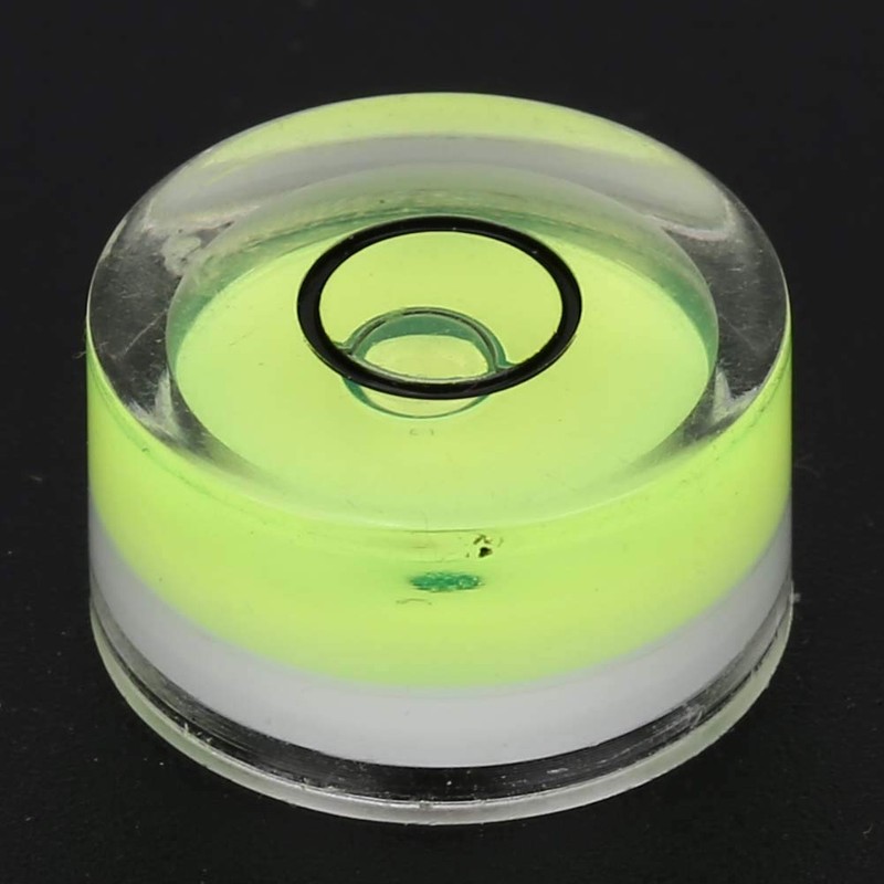 5Pcs Mini Bubble Level, 15mm Round Circular Bullseye Bubble Spirit