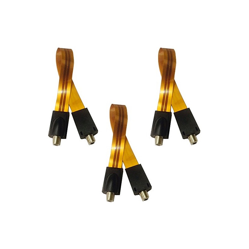 3x Copper Window Feed-Through Gold Edition Ultra Slim Flat Cable