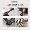 KNOBWELL 6 Pack Bronze Lever Door Handles Privacy Door Levers