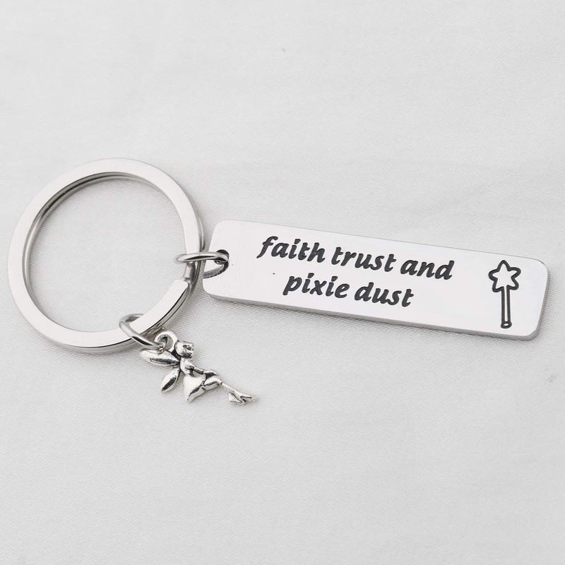BNQL Faith Trust and Pixie Dust Charm Bracelet (keychain)