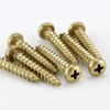 CONPHERON Brass Self-Tapping Screws Round Head Tapping Screws Round Head