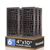 Howeall 4x10 Inches 6 Pack Heavy Duty Walkable Floor Register
