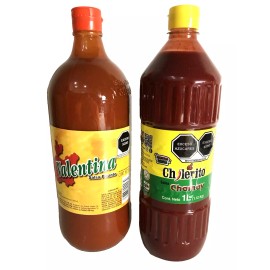 Valentina 2-Pk Salsa VALENTINA y Chamoy Chilerito Combo 1L/33oz