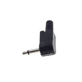 Keple 3.5mm Jack Plug Mono 90 Degree - 5pcs Plastic Handle Repair Socket TS 2 Pin Male Solder Type DIY Audio Cable Connector