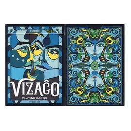 Abolina Art Vizago Playing Cards LPCC - Blue and Red (Blue)