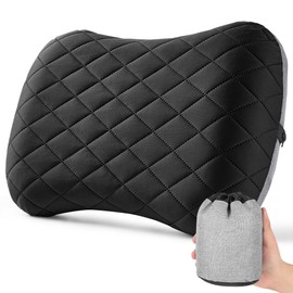 Inflatable Pillow, Travel Pillow, Camping Pillow, Inflatable Pillow, Beach Camping Pillow, Travel Pillow, Aeroplane - With Practical Carry Bag, Ultralight & Compact, Quick Inflatable