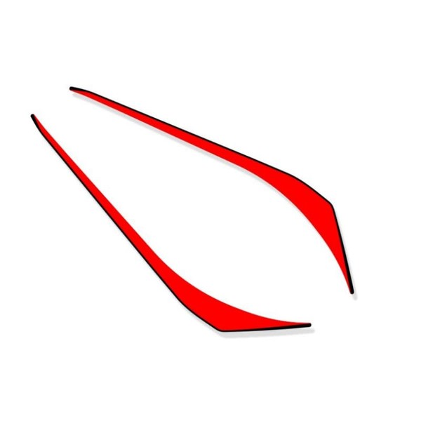 Generic 2D Fairing Red Decal Rear Tail Bodywork Side Cover