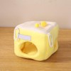 Hanging Hamster House & Hammock - Cozy Plush Cube Hideout
