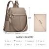 Kattee Women's Anti-Theft Backpack Purse Genuine Leather Shoulder Bag Fashion