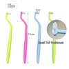 HRASY Orthodontic Toothbrush Small Tuft Toothbrush Tiny Compact Interspace Brush