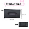 Car Tissue Holder, Leather Tissue Holder, mask Holder, Rectangular Sun