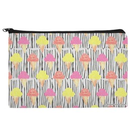 Ice Cream Cones Yum Makeup Cosmetic Bag Organizer Pouch