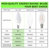GOSCHE E12 Led Ceiling Fan Light Bulbs, 6W B11 Led