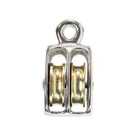 West Coast Paracord Rigid Eye Double Wheel Pulley – 1½ Inch (2 Pack)