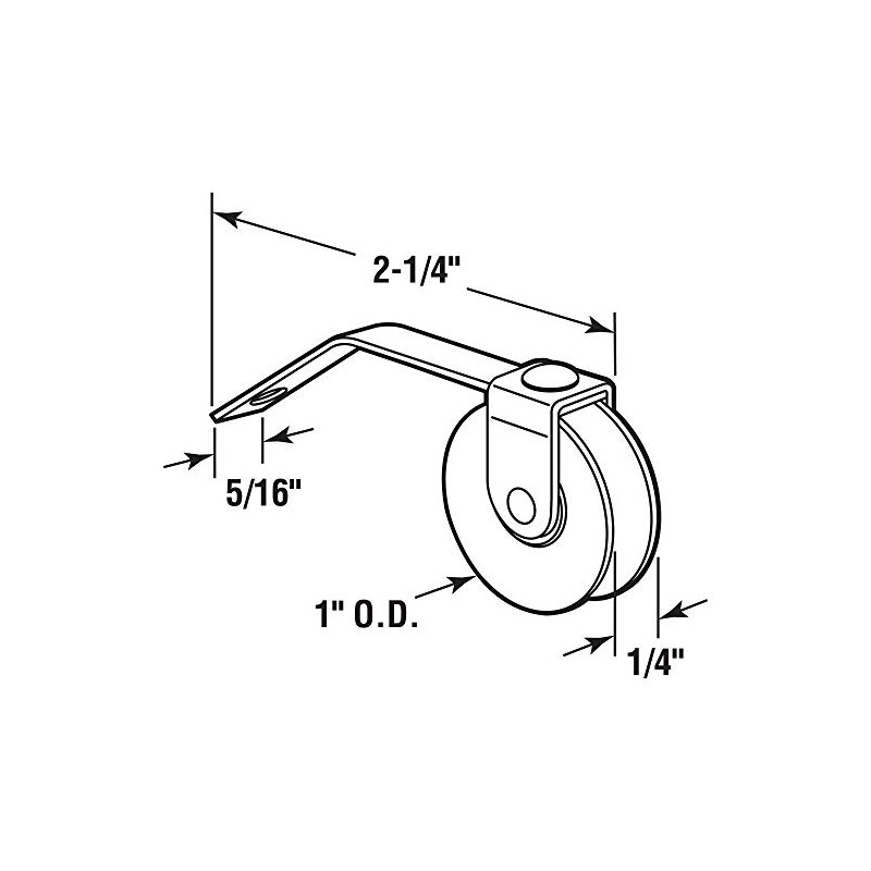 Prime-Line B 609 1 In. Screen Door Tension Spring Roller