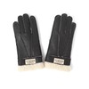 YISEVEN Men's Winter Shearling Sheepskin Leather Gloves Lambskin Thick Fur