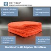 Edgeless Microfibre Cloths x 3-480gsm, 40cm x 40cm, Car Cleaning,