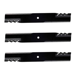 (3) Toothed Mulching Blades fits Simplicity Zero Turn Mower 52" Deck 1756152AYP