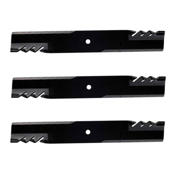 (3) Toothed Mulching Blades fits Simplicity Zero Turn Mower 52"