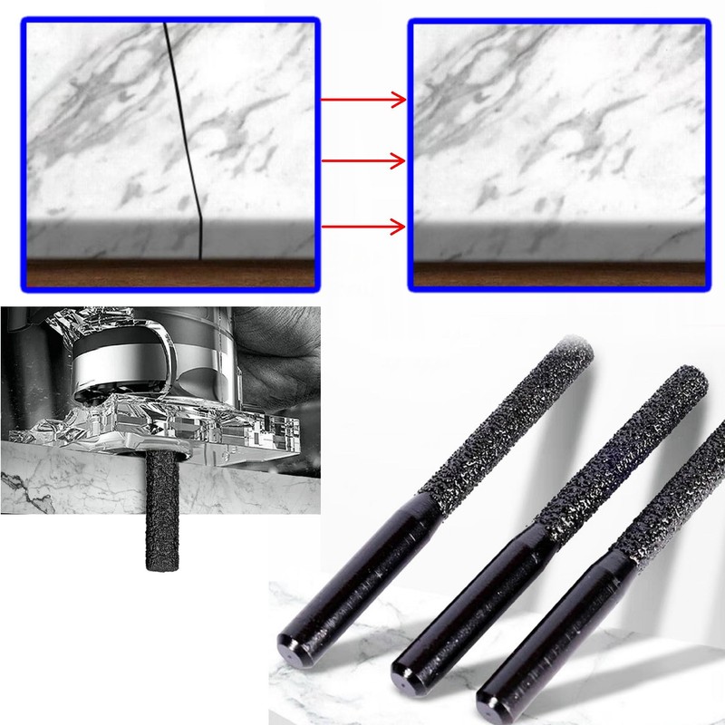 FANGHUIER Straight Edge，Mortar Rake Drill Bit，Grout Rake，Masonry Hole Cutter，Stone Cutter，6mm
