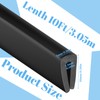 Kingdder U Channel Rubber Edge Trim U Channel Protector Rubber