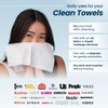 Clean Skin Club Clean Towels XL™, 100% USDA Biobased Face