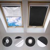 Johgee Roof Window Roller Blind, Thermal Sun Protection, Silver Coating,