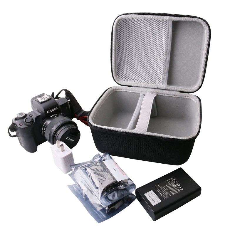 Estuche rígido de transporte compatible con cámara de vlogging sin